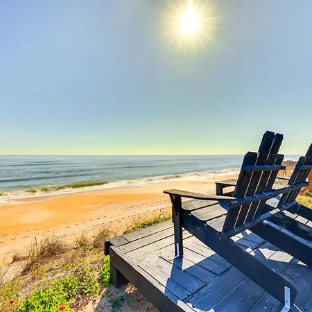 Oceanfront Oasis In Flagler Beach With Deck And Views!